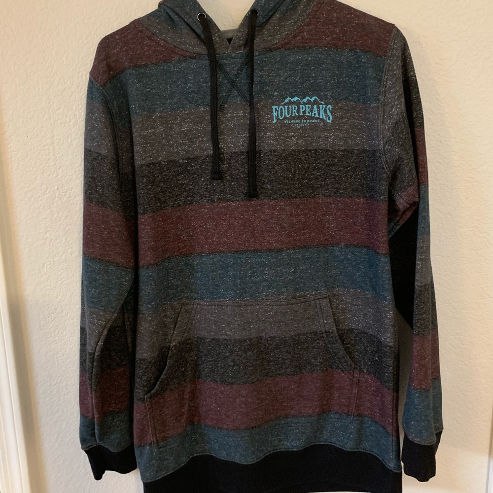 Four Peaks striped hoodie